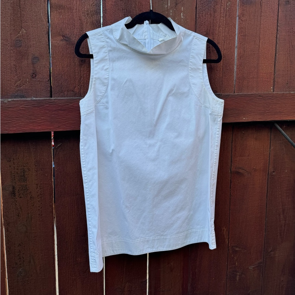 COS Off-White Sleeveless Top